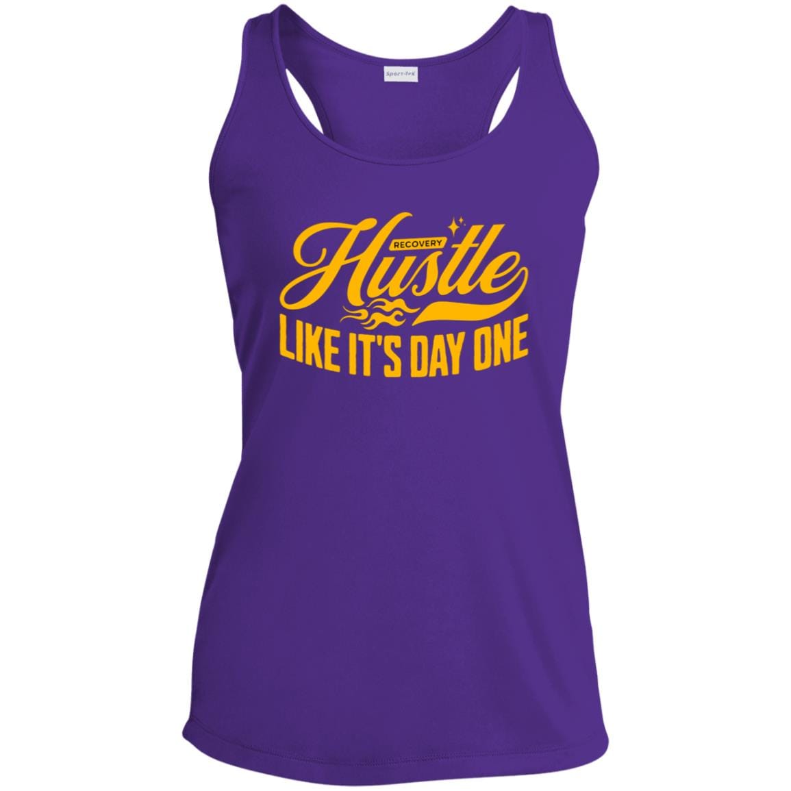 Womens Recovery Tank | Inspiring Sobriety | Hustle Like It's Day One