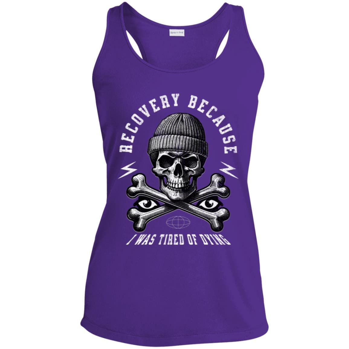 Womens Recovery Tank | Inspiring Sobriety | Recovery Because I Was Tired of Dying