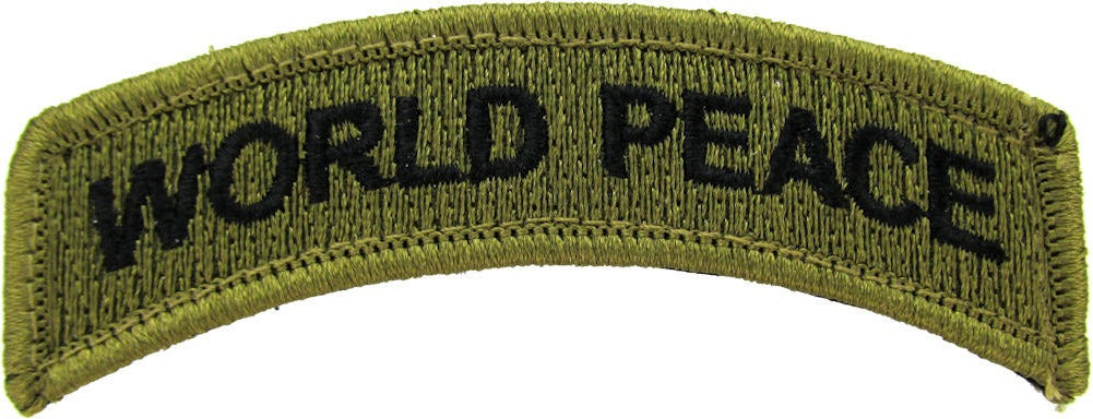 CLEARANCE - World Peace Tab Morale Patch - Various Colors