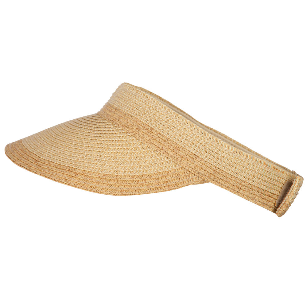 UPF 50+ Women's Paper Braid Sun Visor