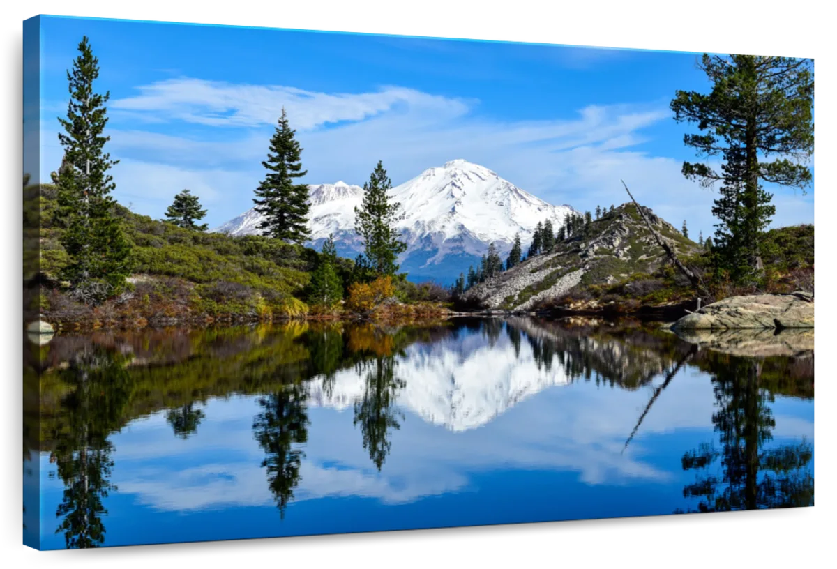 Mount Shasta Heart Lake Wall Art