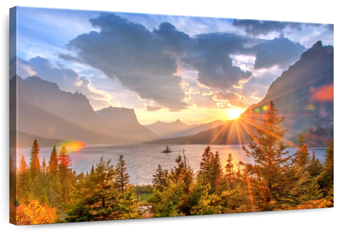 Montana Saint Mary Lake Wall Art
