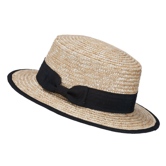 Women's Boater Pork Pie Fedora
