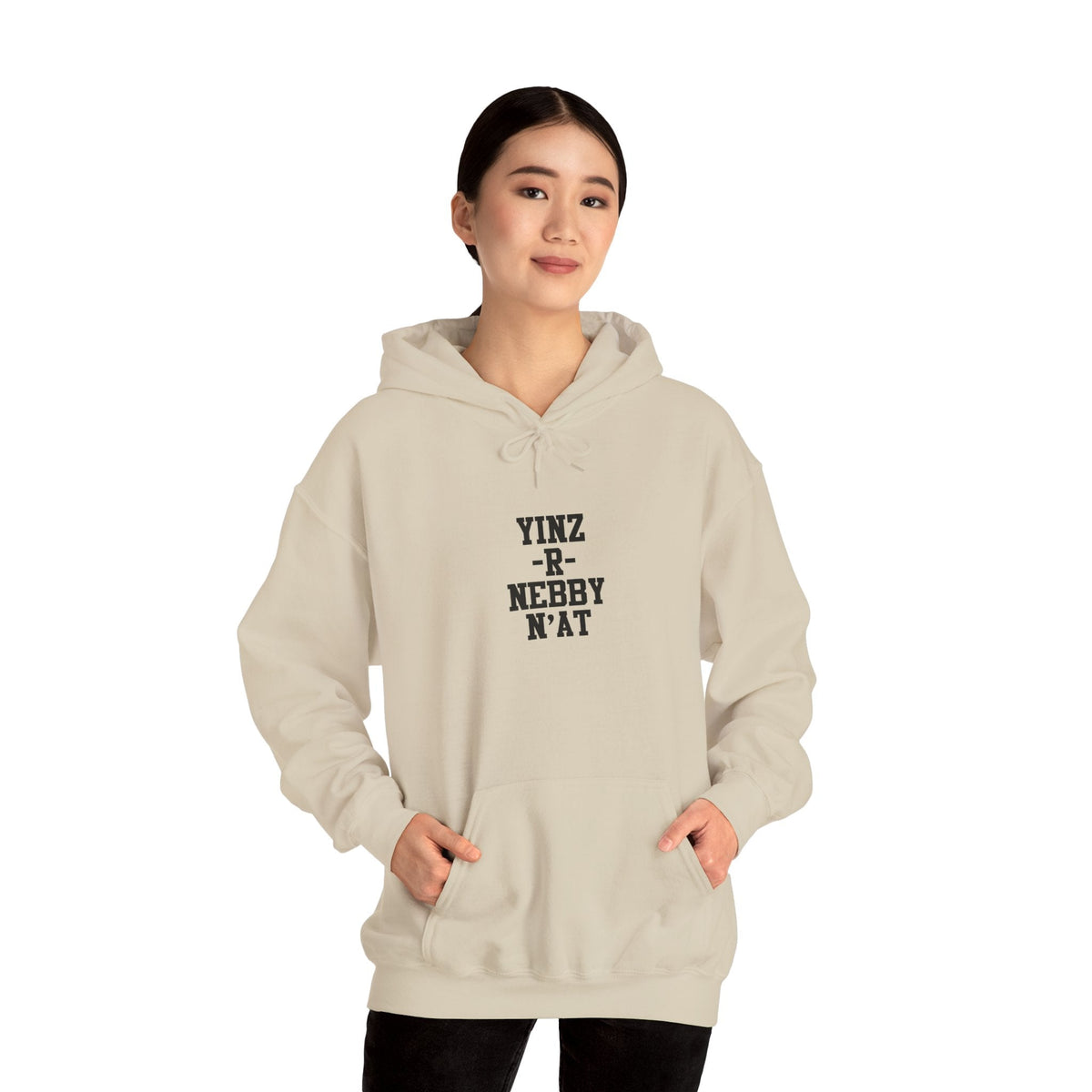 Yinz R Nebby N'at Unisex Crewneck Hoodie – Classic Fit, Cozy Pullover Sweatshirt