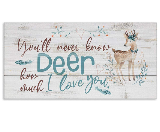 You'll Never Know Deer (Boy) - Canvas