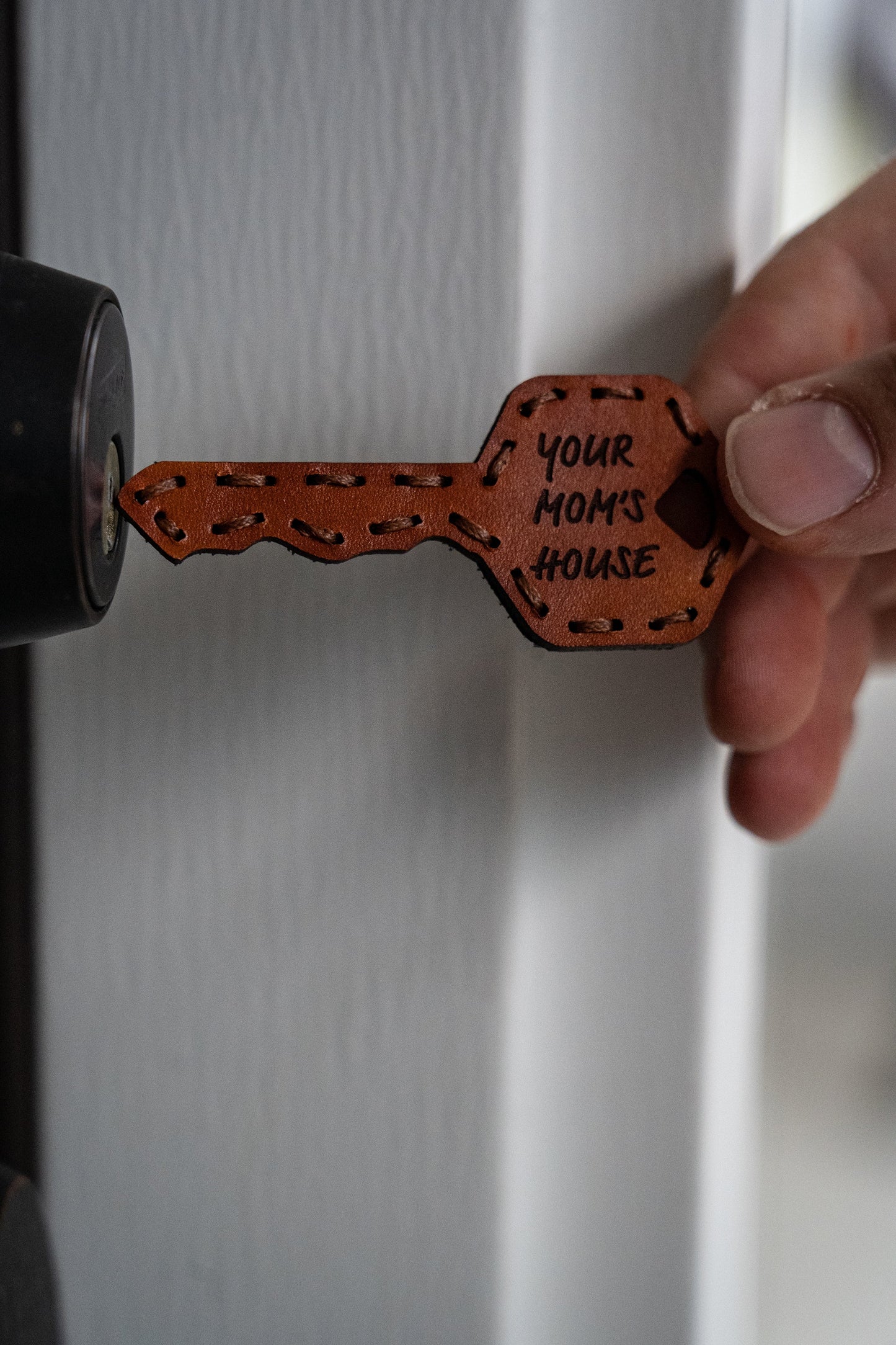 Your Mom's House Leather Patch