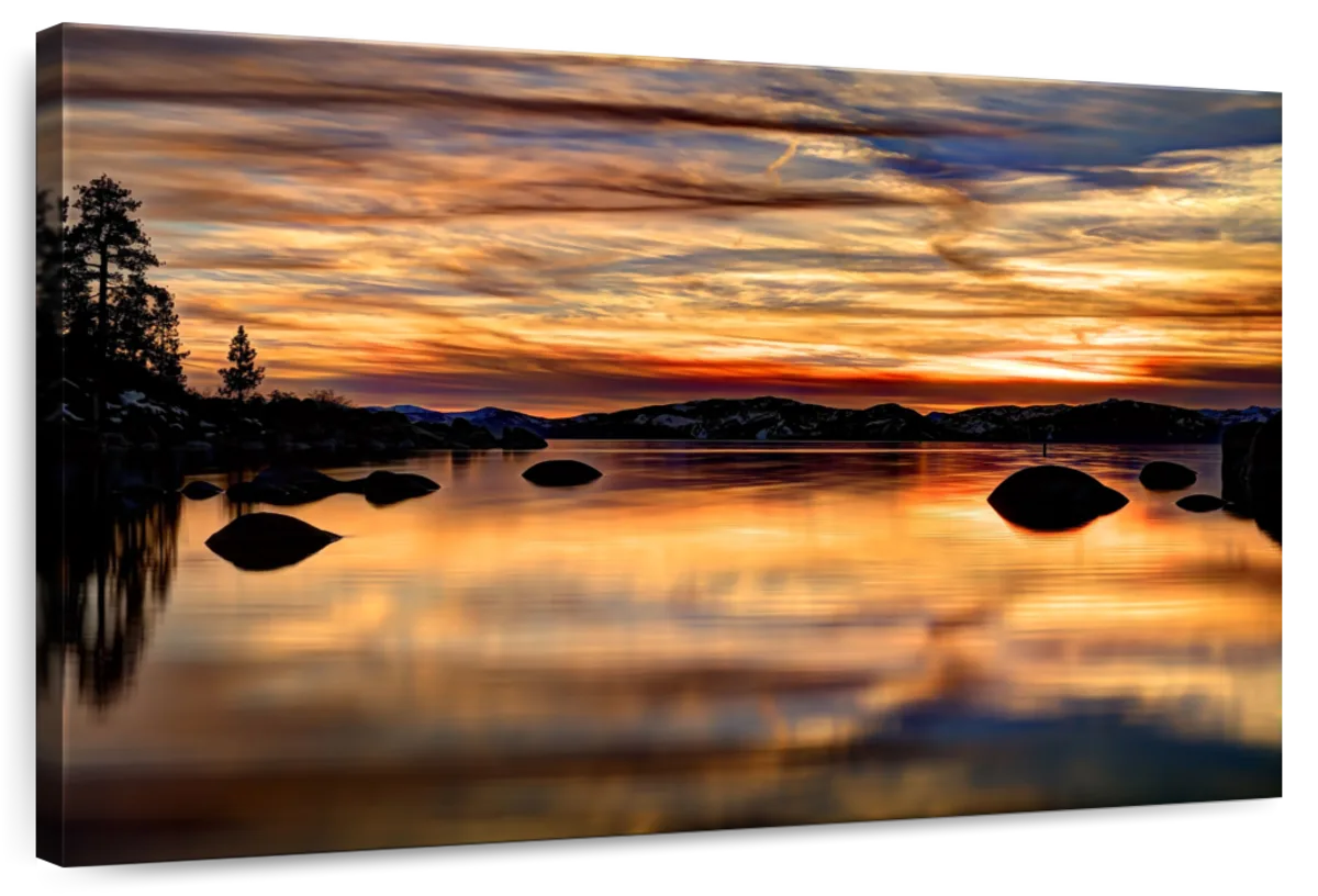 Lake Tahoe Granite Boulders Wall Art