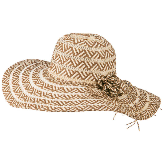 Zig Zag Toyo Braid Hat