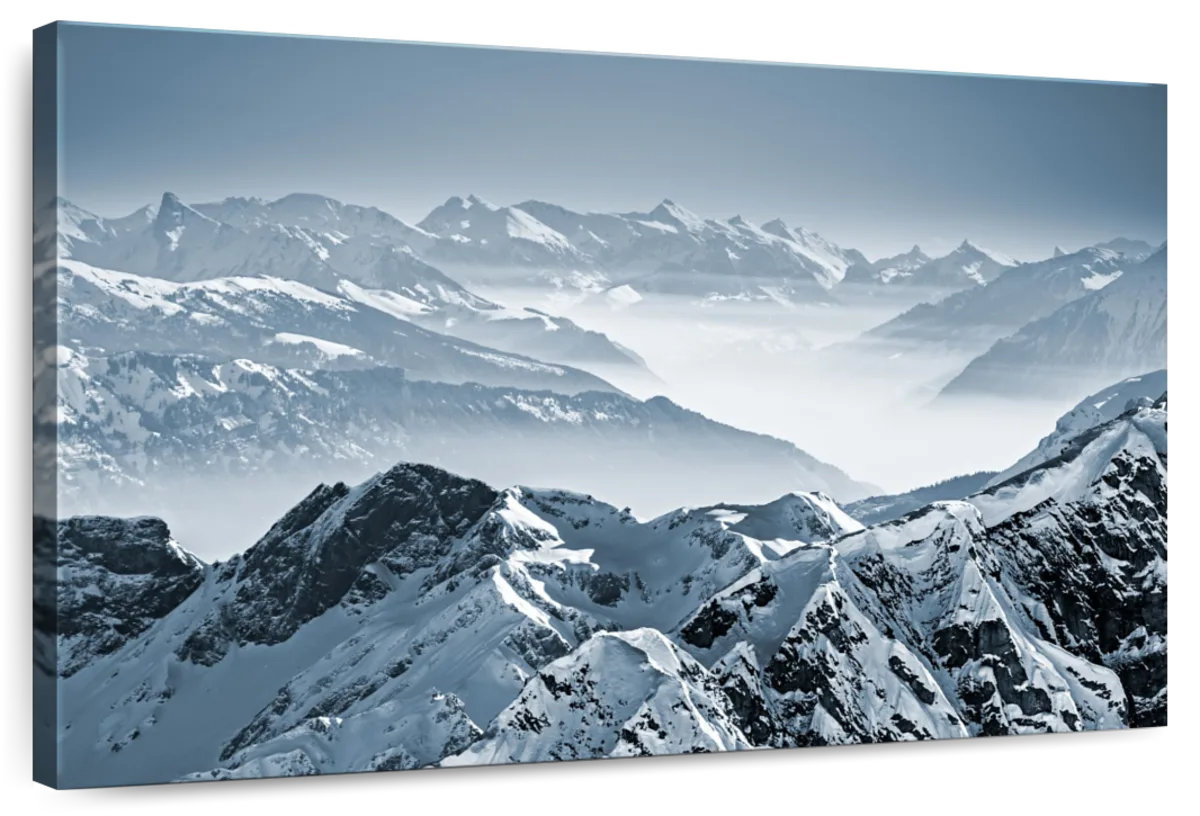 Swiss Mountain Peaks Wall Art