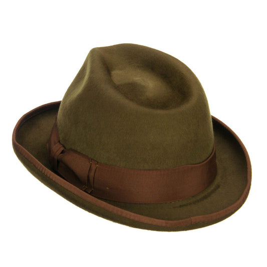 Men's Brushed Wool Felt Fedora