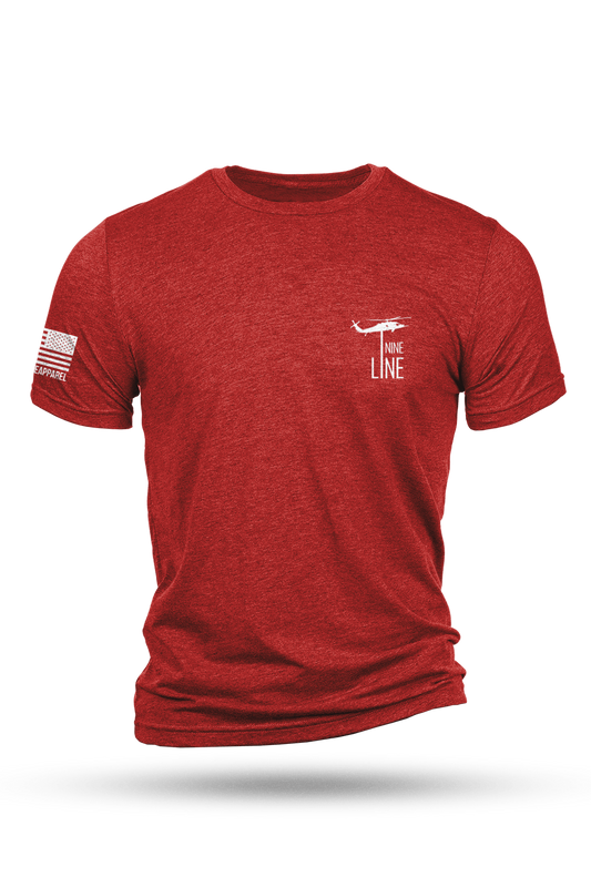 Tri-Blend T-Shirt - RED Remember Everyone Deployed