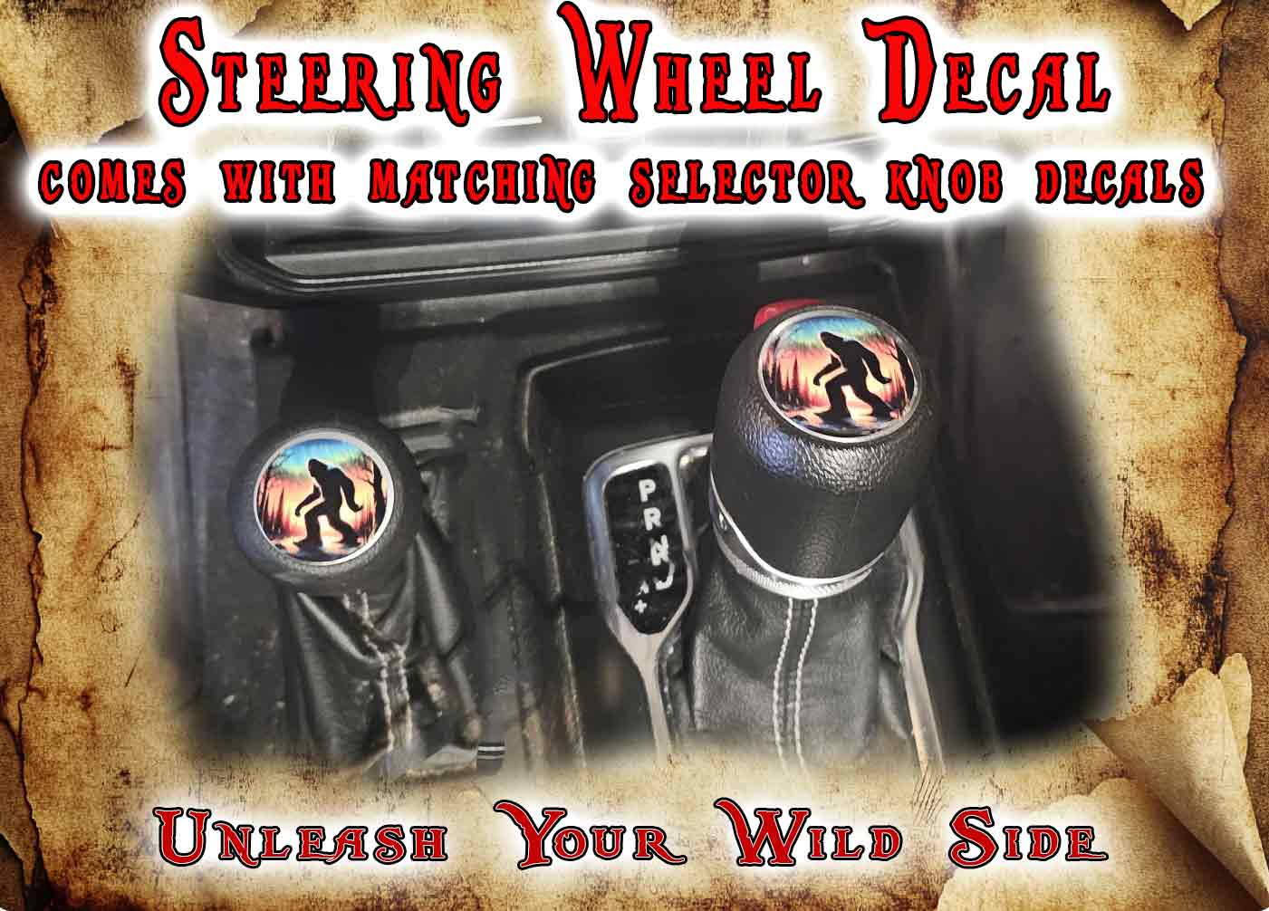 Steering wheel decal Kraken 171