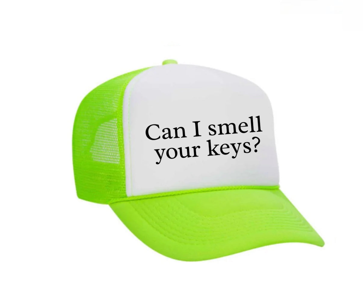 Can I Smell Your Keys? Trucker Hat