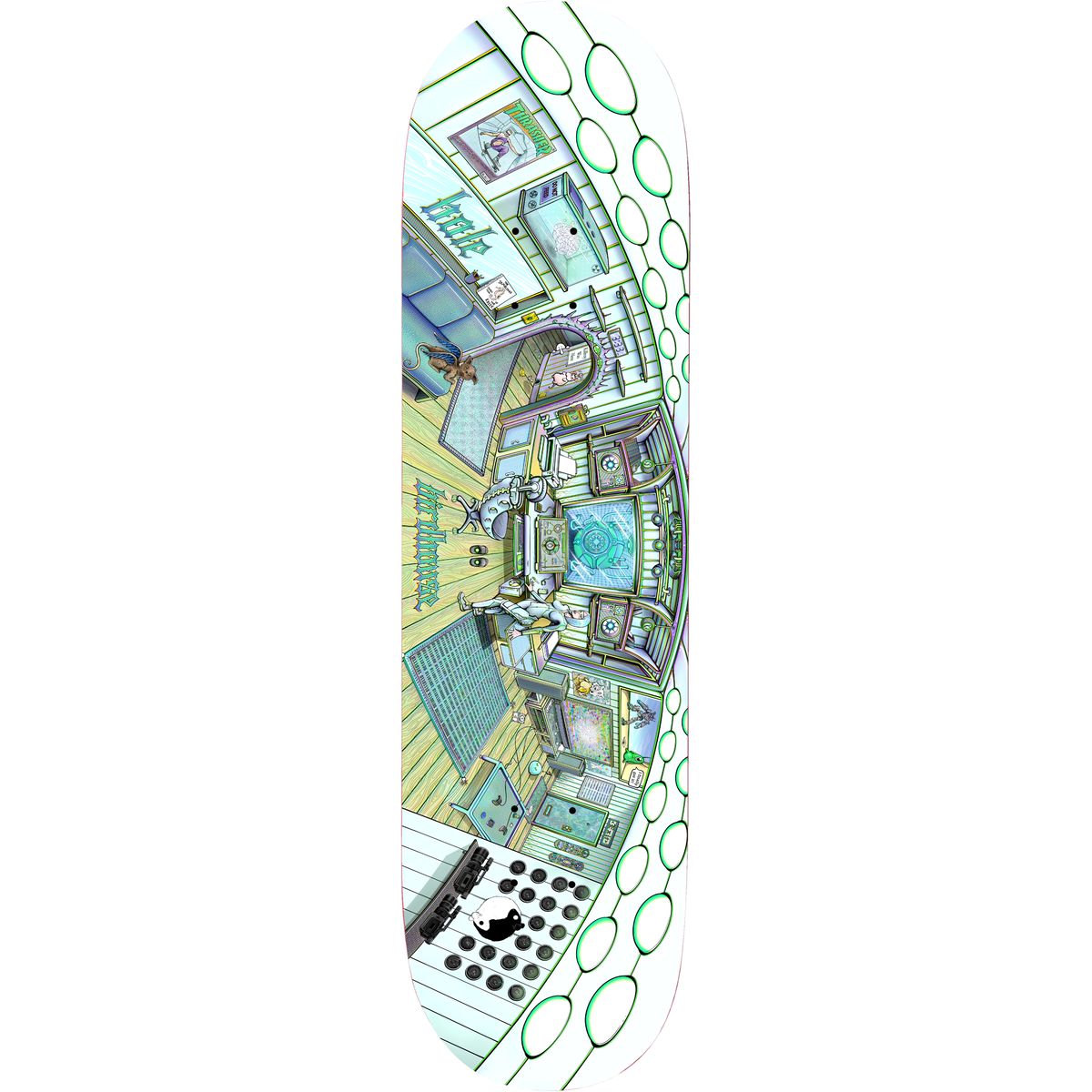 BIRDHOUSE Hale "Office" 9" Skateboard Deck