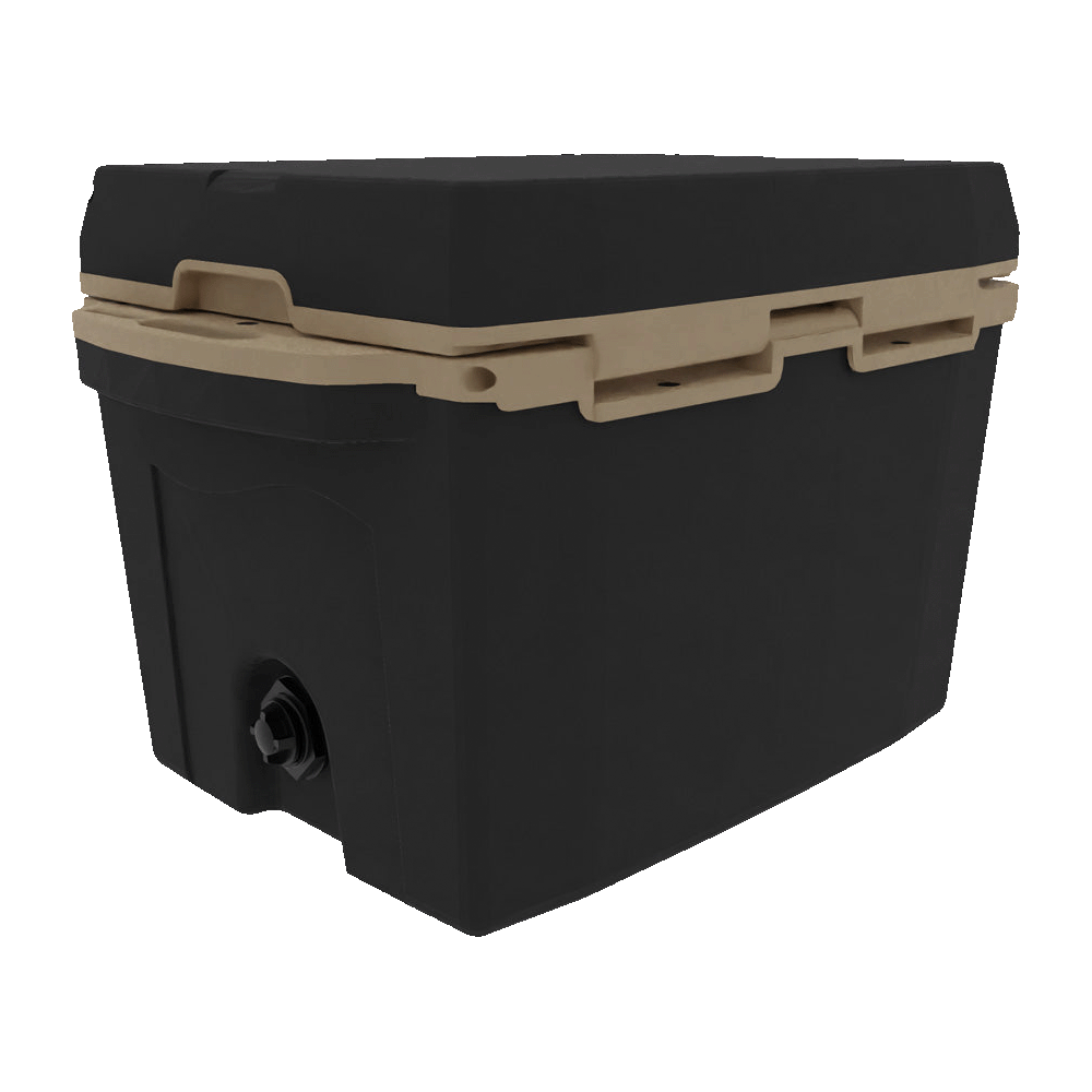 Taiga Coolers 27 Quart Black and Tan Cooler