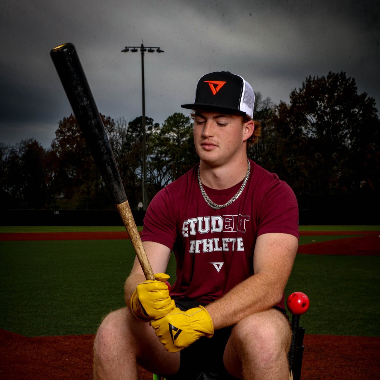Wheeled VeloTee 2.0 Pro Baseball & Softball Bat Bag Bundle with TANNER TEE