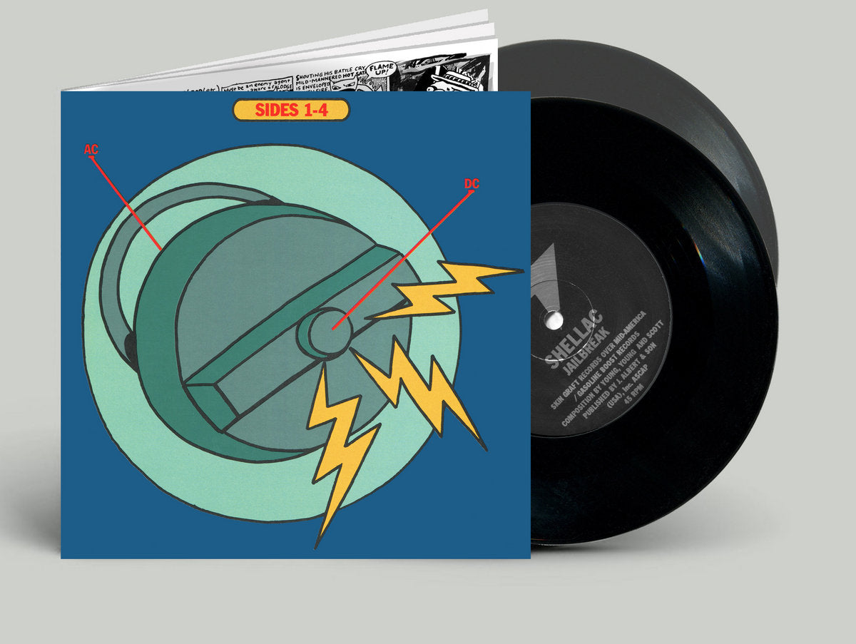 SIDES 1-4 - Shellac / Big'n / US Maple / Brise-Glace 2x 7" + Comic Book