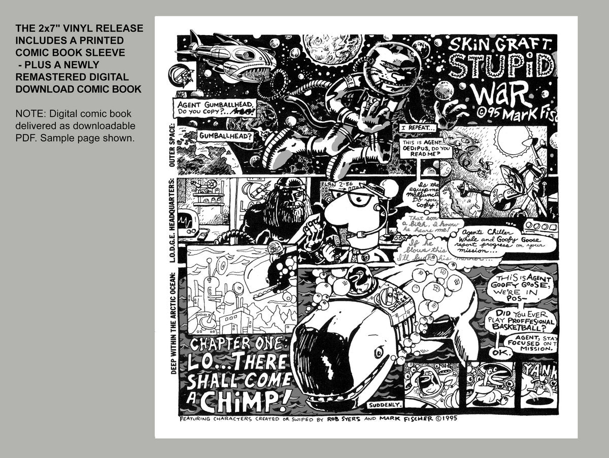 SIDES 1-4 - Shellac / Big'n / US Maple / Brise-Glace 2x 7" + Comic Book