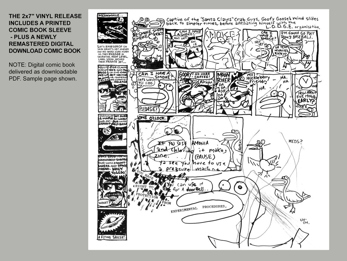SIDES 1-4 - Shellac / Big'n / US Maple / Brise-Glace 2x 7" + Comic Book