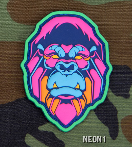 Gorilla Head Morale Patch PVC - Mil-Spec Monkey