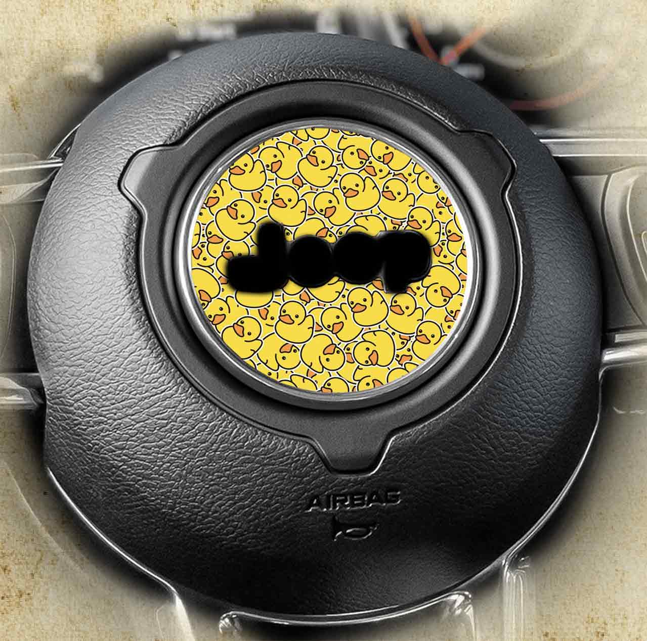 Steering wheel decal Ducks 208