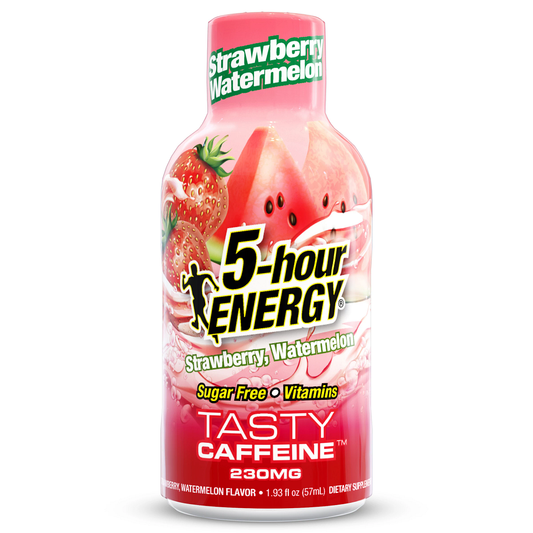 Strawberry Watermelon Flavor Extra Strength 5-hour ENERGY Shots