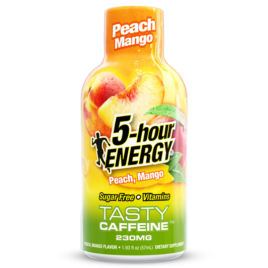 Peach Mango Flavor Extra Strength 5-hour ENERGY Shots