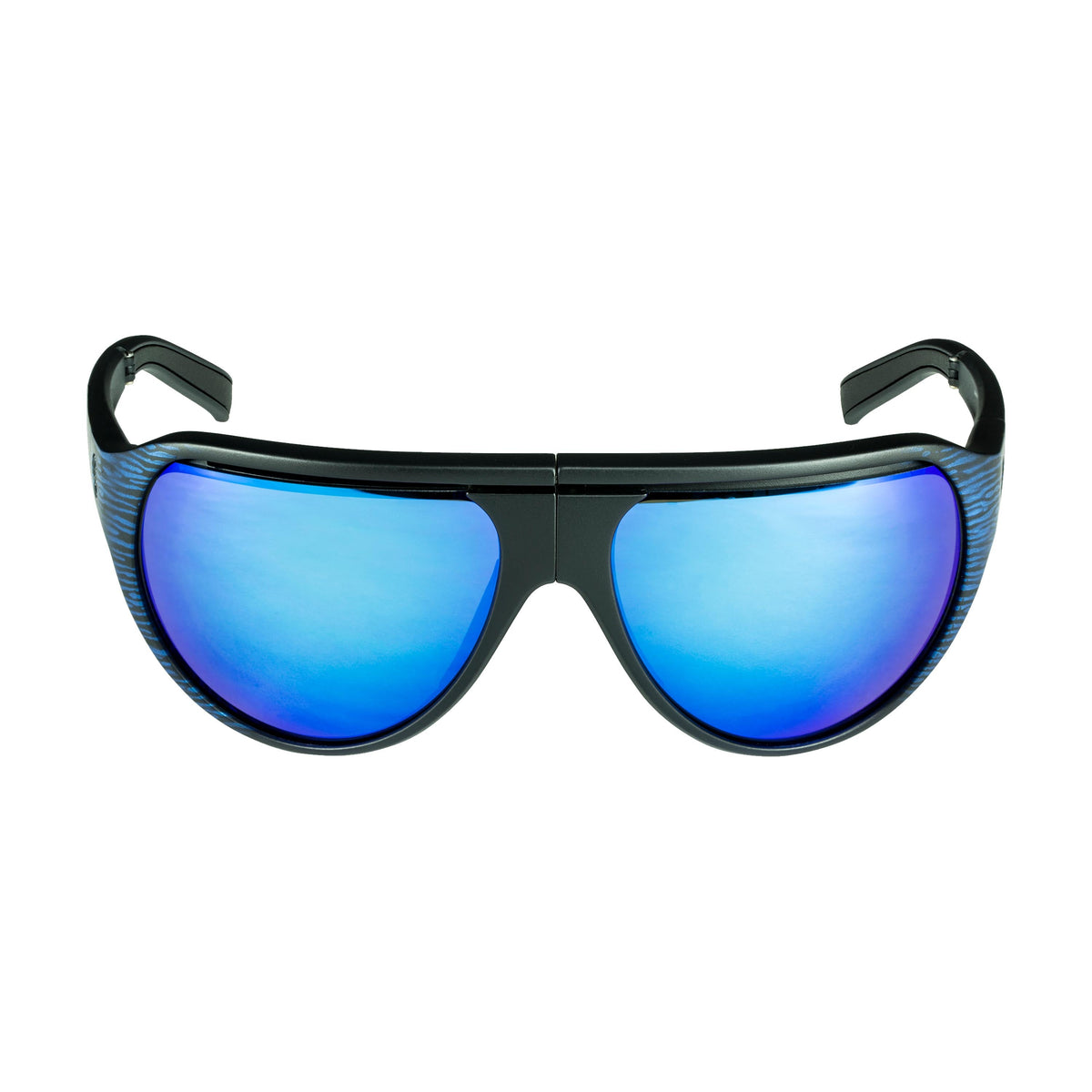 POPAIR Aviators | Matte Blue/Black Wood Grain | Gray/Blue Mirror | Popticals
