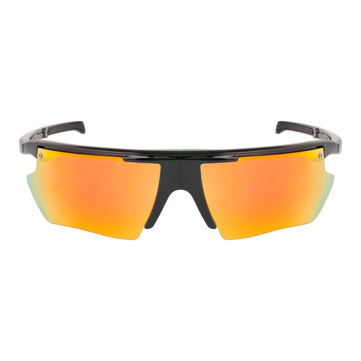 POPEDGE | Small Gloss Black/Crystal | Polarized Gray/Orange Mirror | Popticals