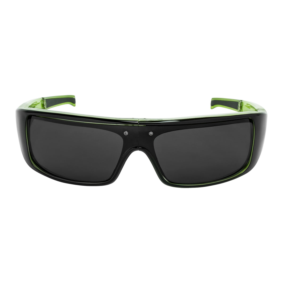 POPGEAR | Gloss Black/Green Crystal | Polarized Gray | Popticals