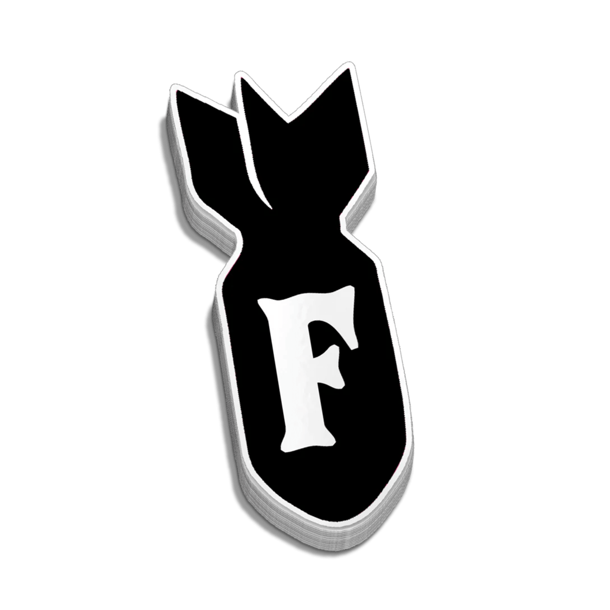 F - Bomb Hard Hat Decal