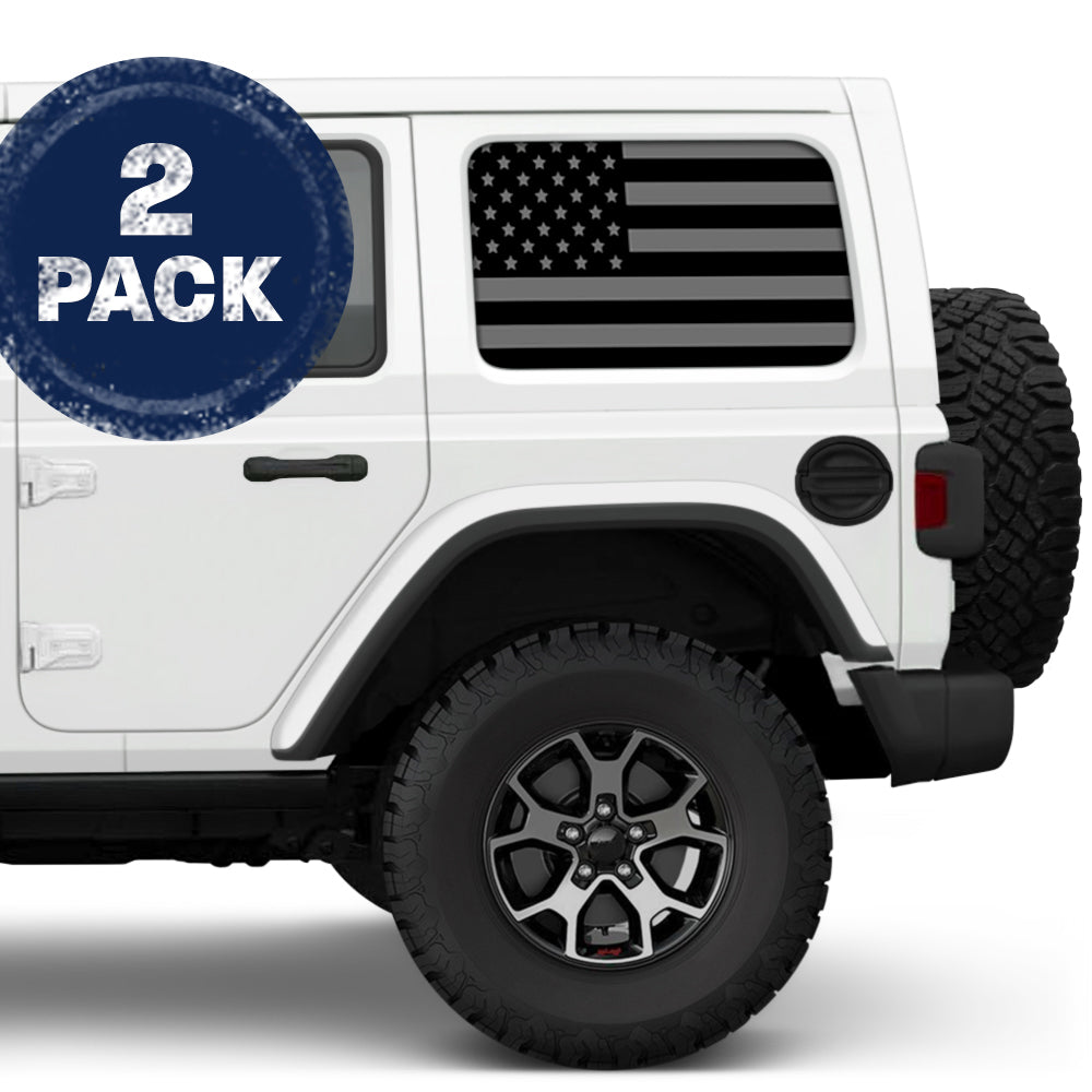 Black Out Side Windows Printed Vinyl Decal