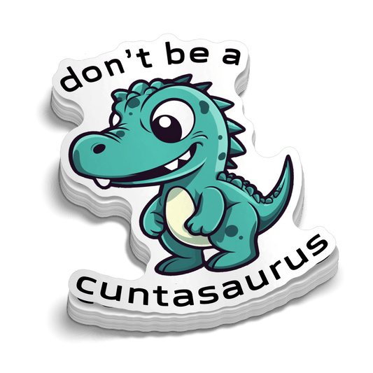 Cuntasarurus Hard Hat Decal