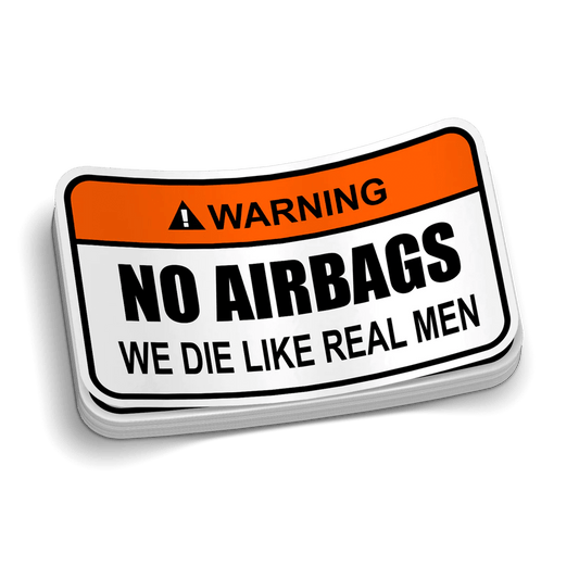No Airbags Decal