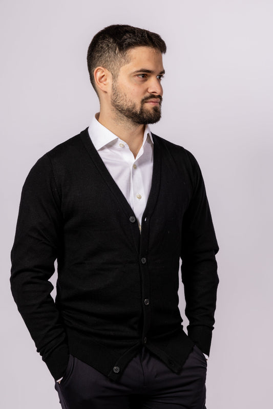 Classic Button-Up Cardigan