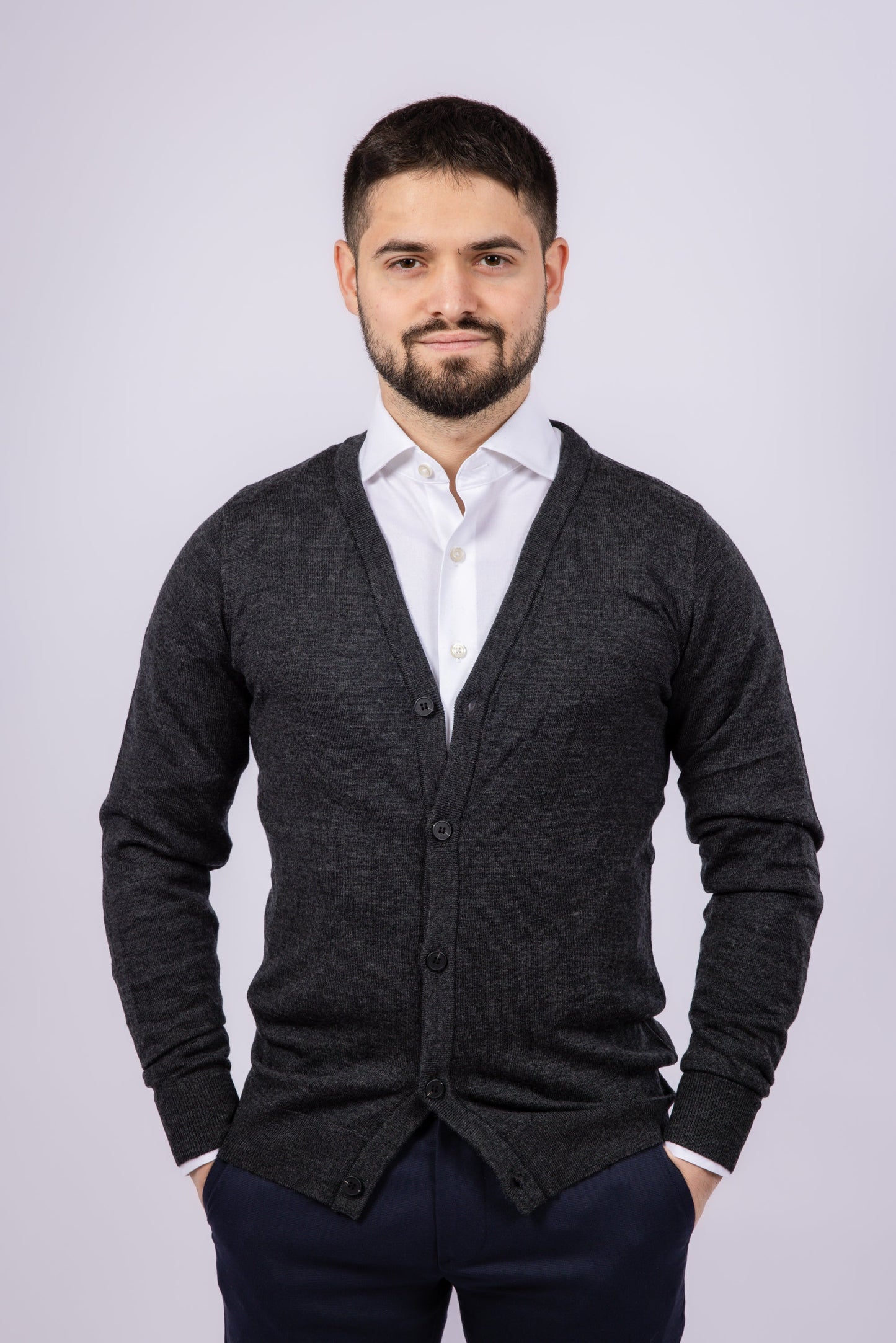 Classic Button-Up Cardigan