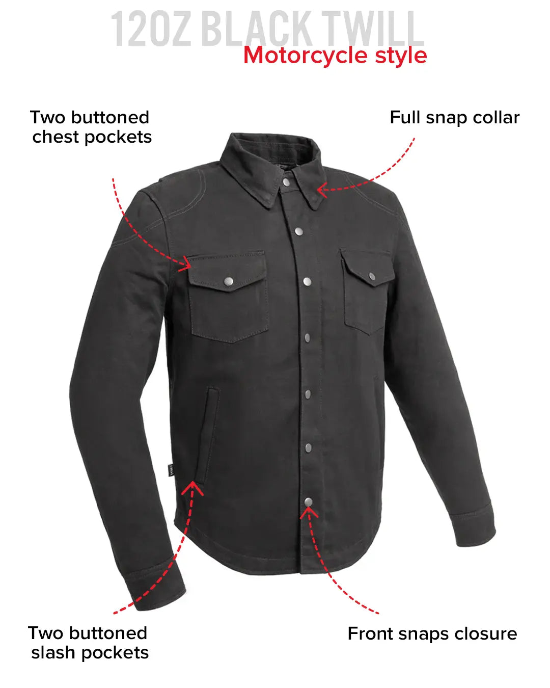 Dagger Motorcycle Twill Shirt