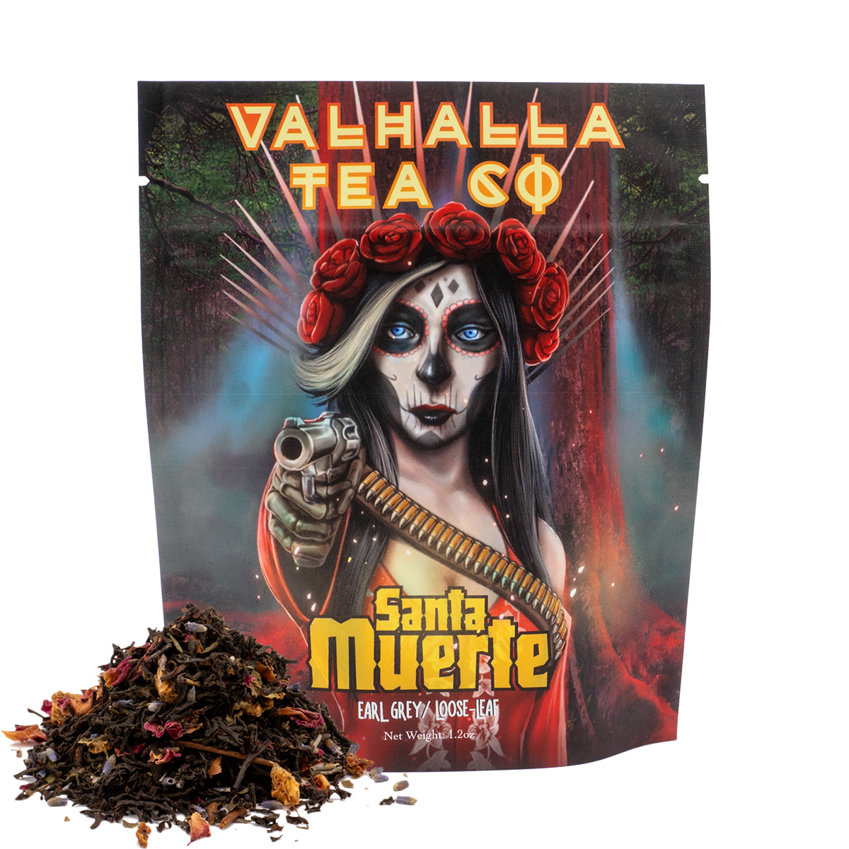 Santa Muerte | Tart Raspberry, Soothing Lavender, Crisp Rose | Black Tea | Caffeinated