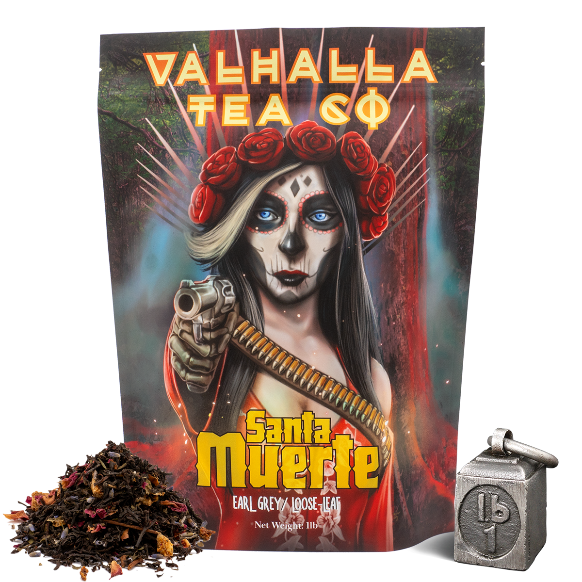 Santa Muerte | Tart Raspberry, Soothing Lavender, Crisp Rose | Black Tea | Caffeinated
