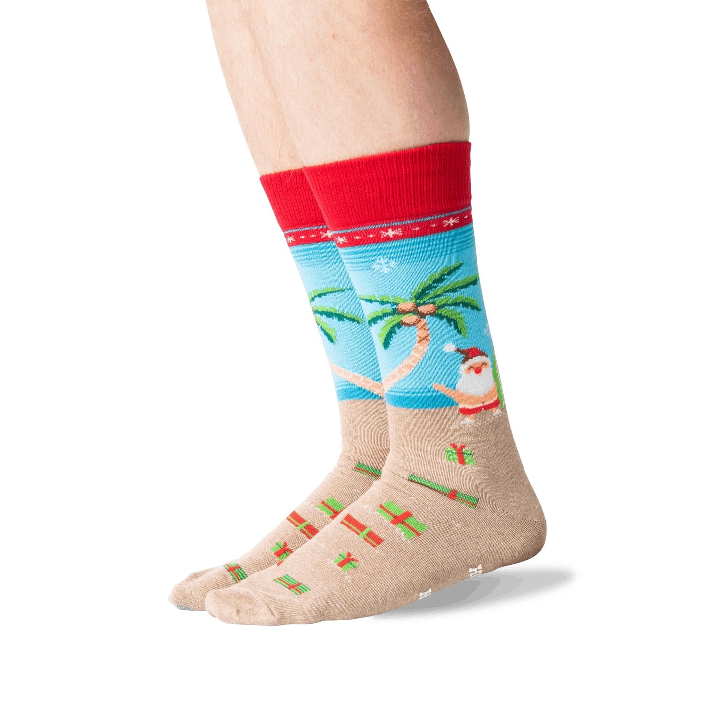 Surfing Santa Non-Skid Slipper