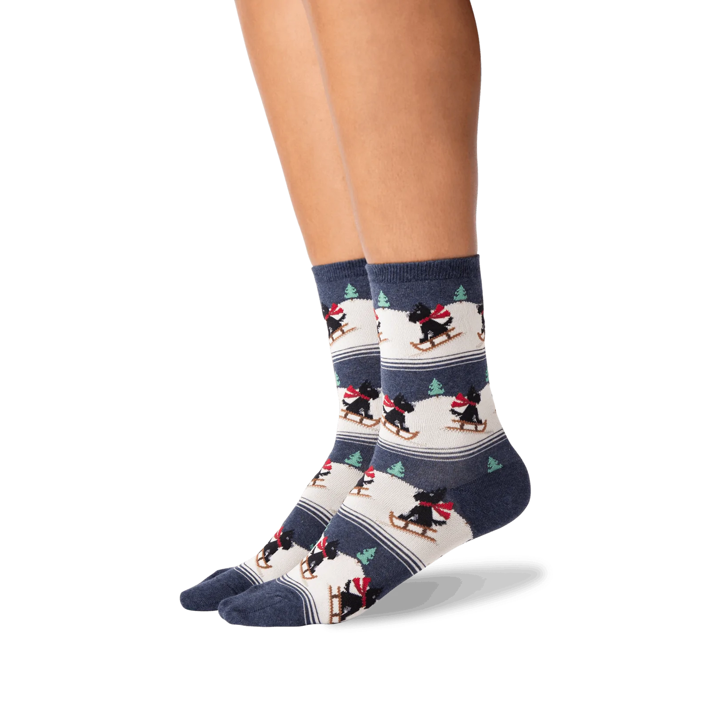 Sledding Scottie Dog