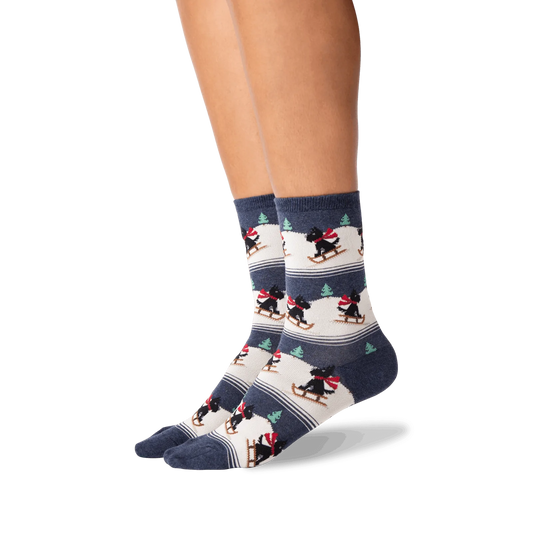 Sledding Scottie Dog