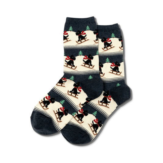 Sledding Scottie Dog