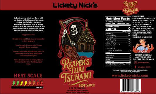 Reaper’s Thai Tsunami – Extreme Heat Thai-Style Hot Sauce