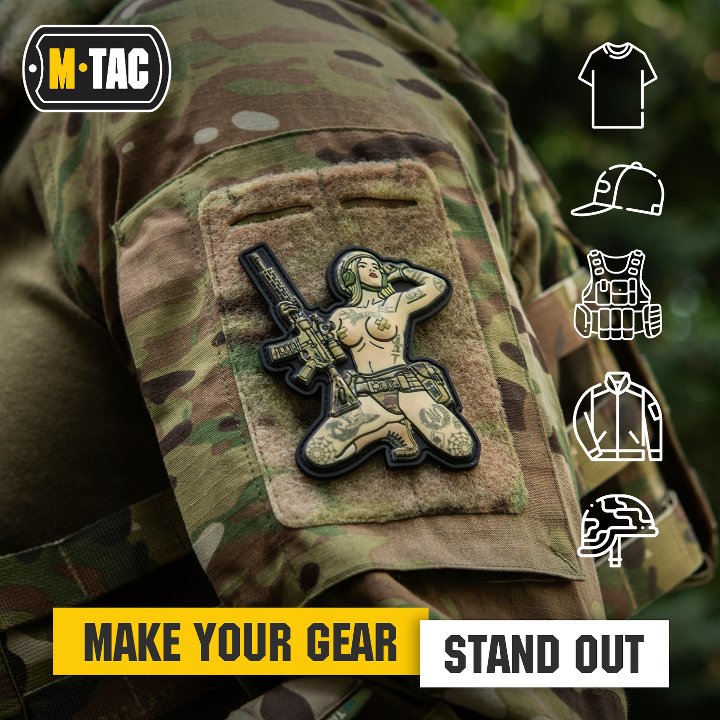 M-Tac Morale Patch Tactical Girl