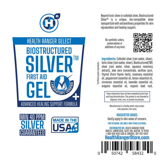 Biostructured Silver™ Gel Tube 3.38 fl. oz (100 ml)