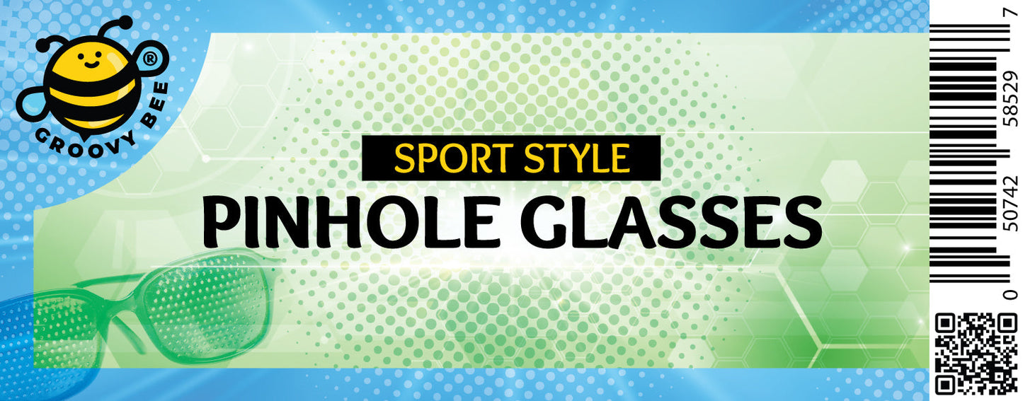 Groovy Bee Pinhole Glasses Sports Style