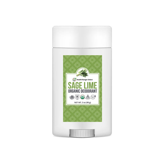 Organic Sage Lime Deodorant 3 oz (90 g)