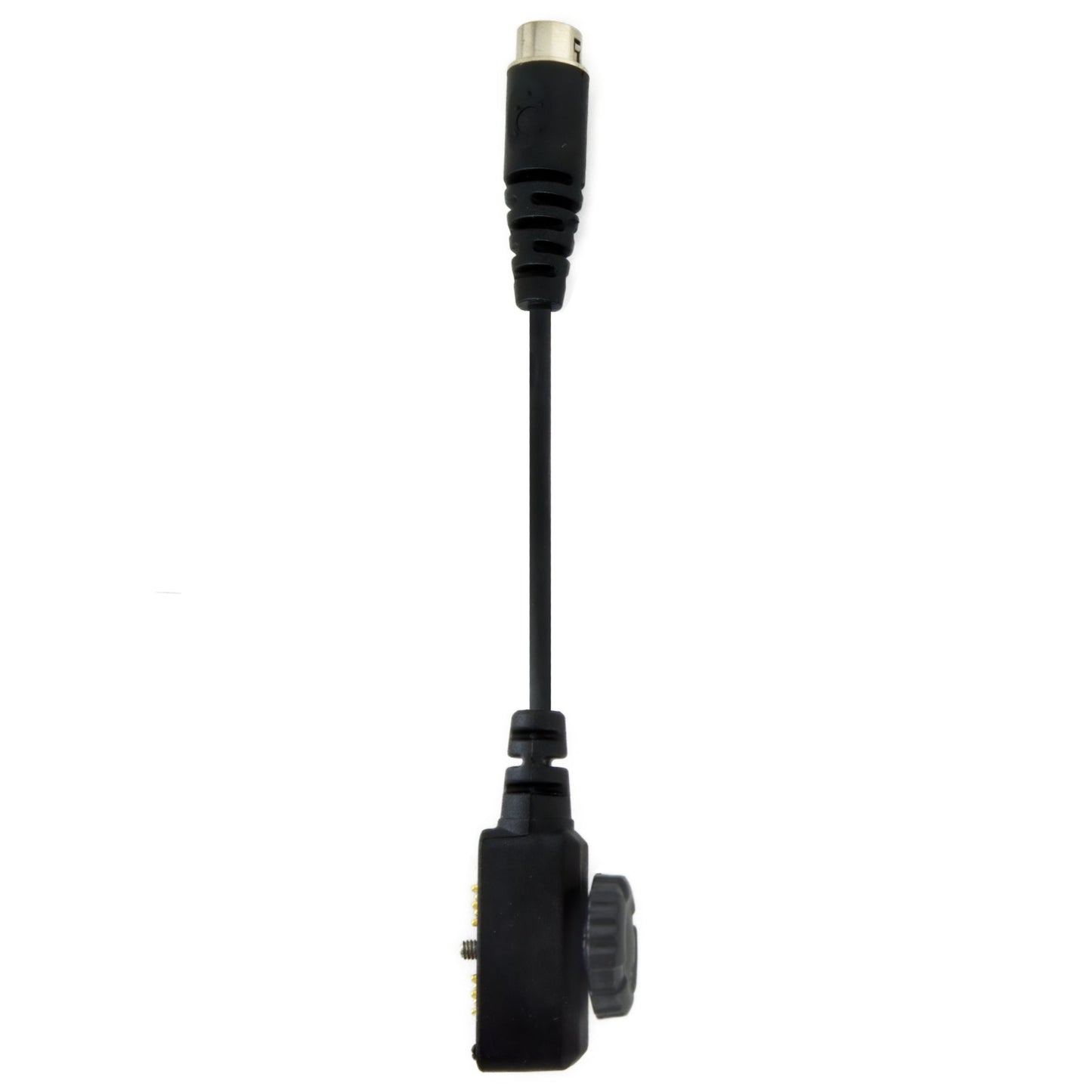 Braided Fiber Tactical Mic & Invisible Series Tubeless Earpiece Complete Kit w/ Quick Disconnect (Hirose) - Sonim XP5, XP5plus, XP5s, XP8, XP10, SoftBank