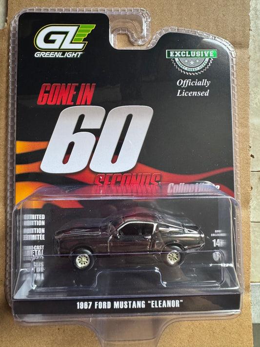 CHROME 1:64 "Eleanor" - 1967 Custom Ford Mustang - Gone in Sixty Seconds (2000)